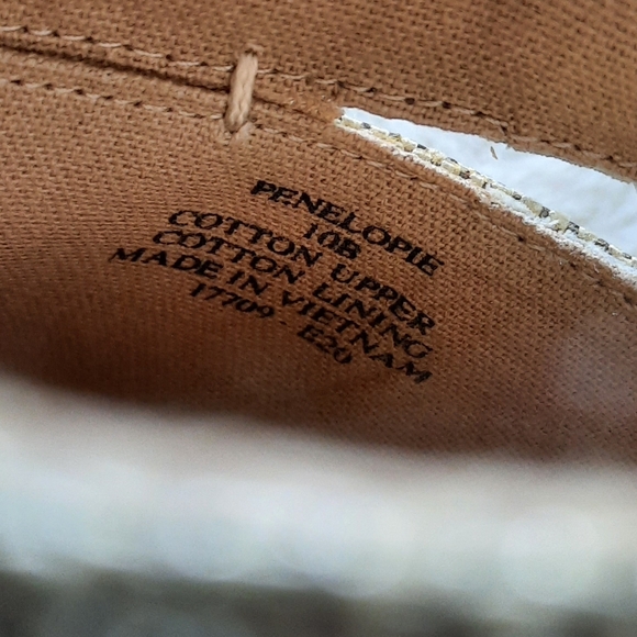 Lauren Ralph Lauren Penelopie Wedge Sandals Size 10 Womens Slingback Tan Khaki - Picture 7 of 12